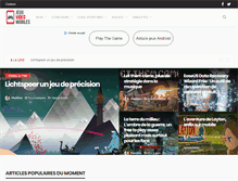 Tablet Screenshot of jeuxvideomobiles.fr